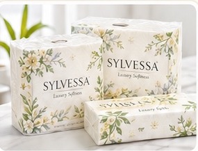 SYLVESSA household tissue packaging